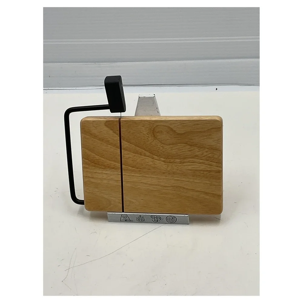 Prodyne‎ Wood Cheese Slicer Board with Wire Cutter